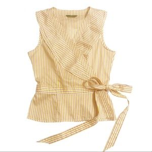 Oilily Sleeveless Cotton Wrap Tank Top EU 36 US 6